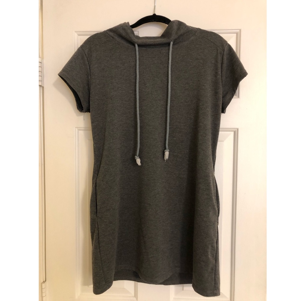 Grey sweater dress
